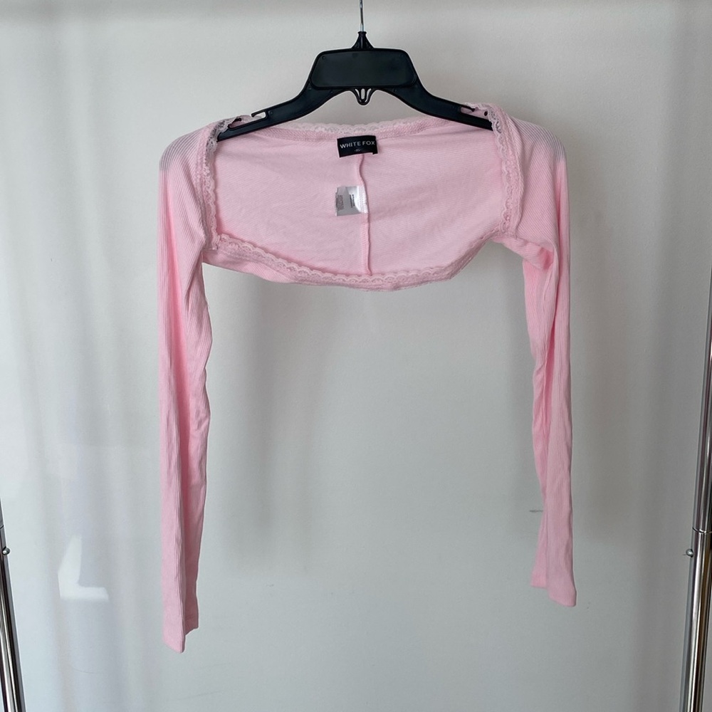 Pink shrug